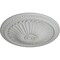 Ekena Millwork Alexa Ceiling Medallion (Fits Canopies up to 3"), Hand-Painted Frost, 15"OD x 1 3/4"P CM14AXFRF - alternate 4
